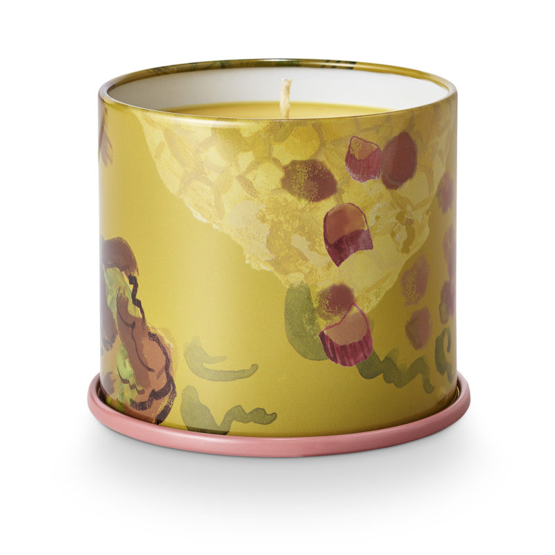 Bougie parfumée à la rhubarbe et miel