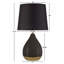2-Tone Table Lamp Set Of 2-1782195942