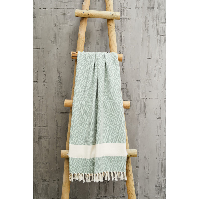 Serviette de plage Ponce simple, Vert