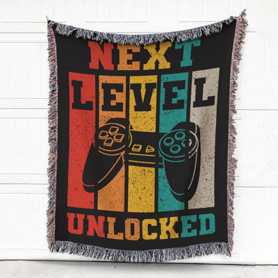 Video Game Illustration 100% Cotton Throw