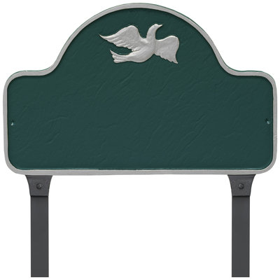 Plaque d'adresse avec colonnettes Dove Arch