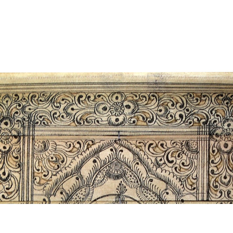 Quatre mains dansant le dieu Ganesha avec Dashavatara de Vishnu