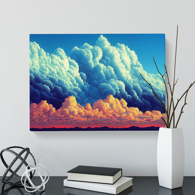 Angelical Clouds - Wrapped Canvas, 35cm H x 50cm W x 3cm D