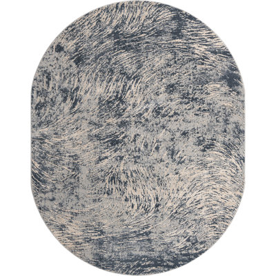 Tapis contemporain Araceli couleur bord de mer