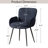 Upholstered Chenille Dining Chairs With Metal Legs (Set of 2)-884257783