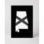 Alabama State Flag Silhouette - impression sur toile, impression sur toile-1845971200