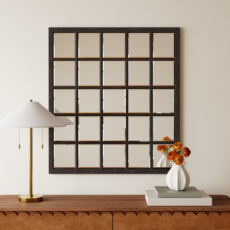 Manu Frameless Accent Mirror, Oil Rubbed Bronze