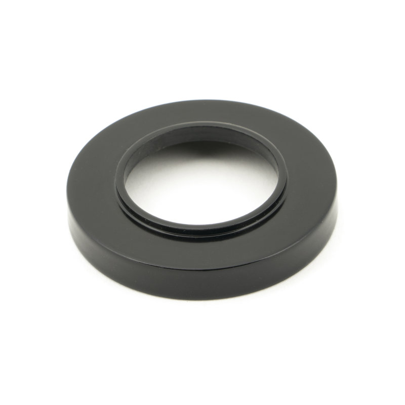 Regency Lever on Rose Set (Plain), Black