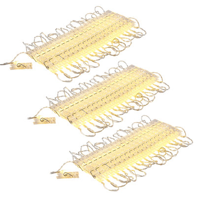 Guirlande de lumières DEL 196,8 po Artique