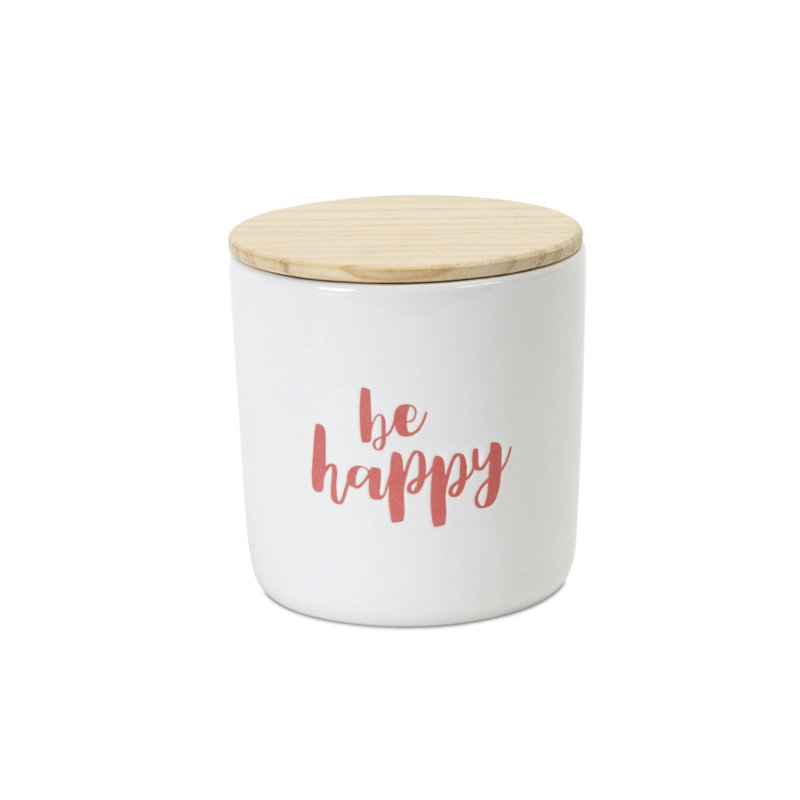 Wood Jar - Set of 2