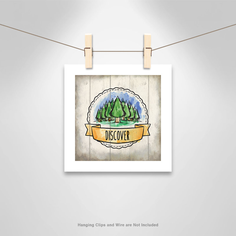Adventure Is out There 3' Paper Print, 10" H x 10" W x 1" D