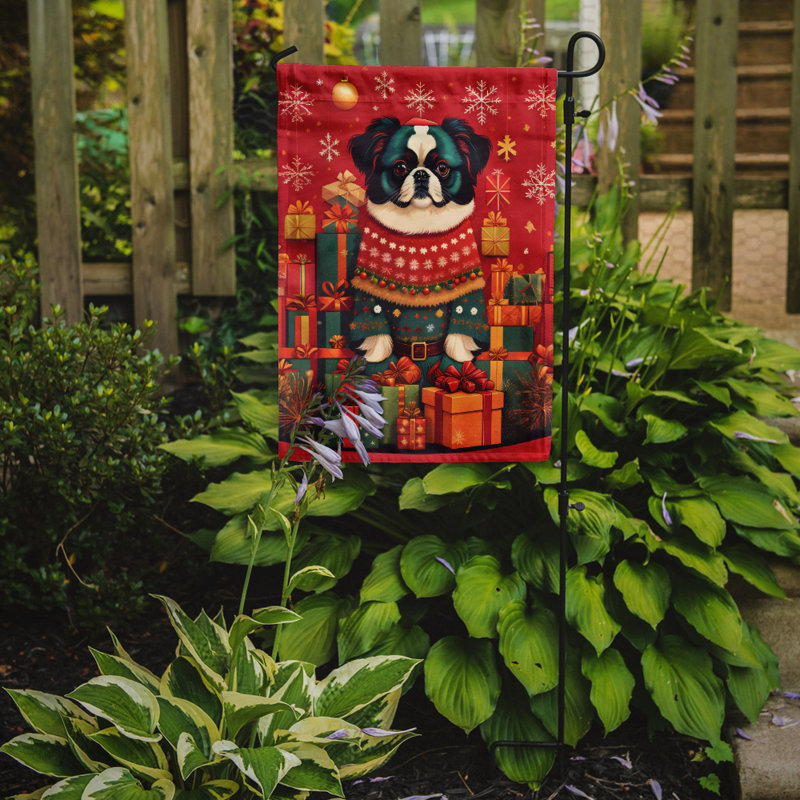Double Sided 15.5'' H x 11.25'' W Polyester Christmas Garden Flag