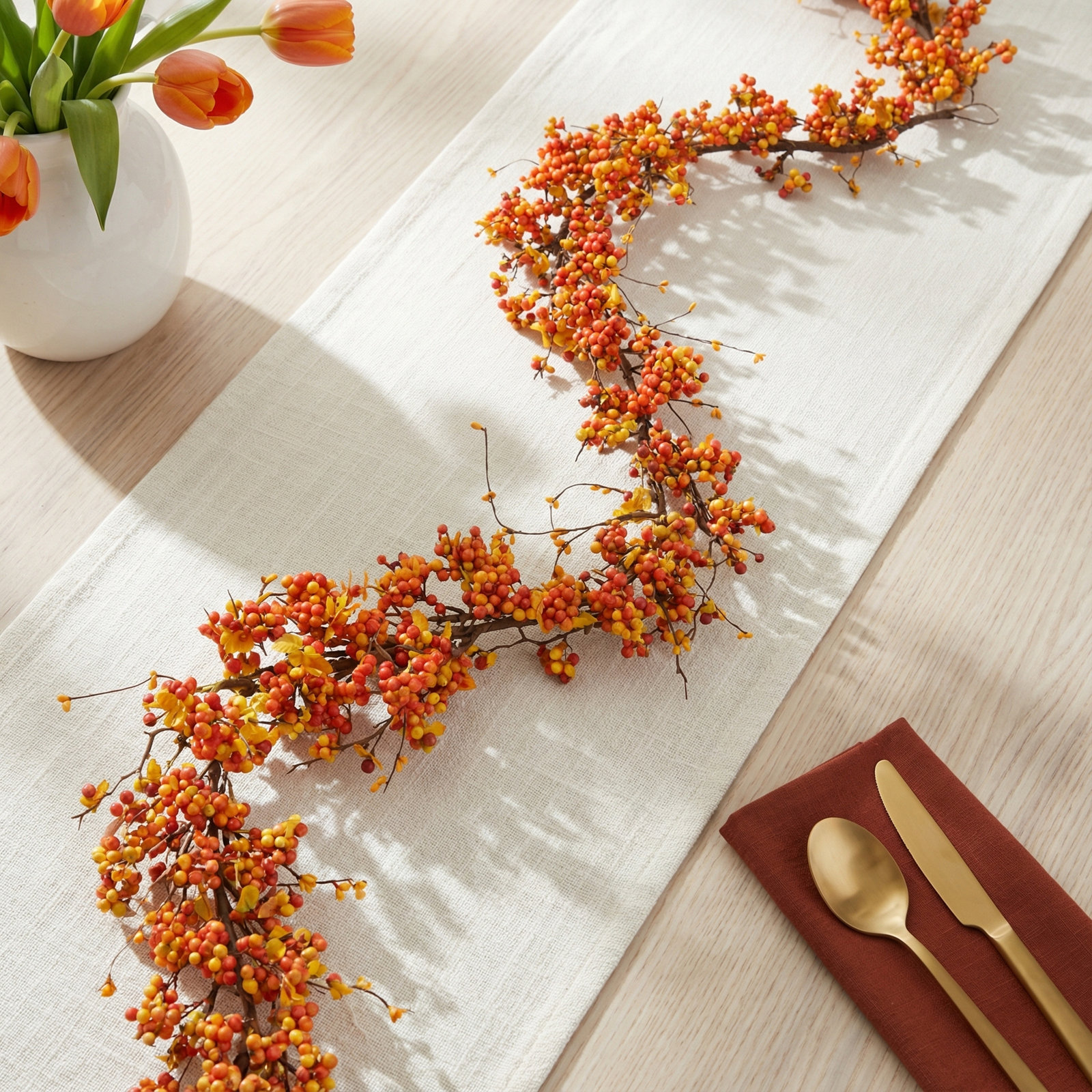 Eliyana 72'' in. Faux Bittersweet Garland