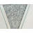 Silver Mirrored Small End Side Accent Table 22" H