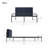 Maggie Upholstered Metal Platform Bed-2100660395-2100660396