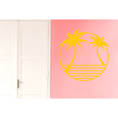 Nautical & Beach Non-Wall Damaging Wall Decal