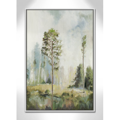 Teton "Tall Green Trees I" Print by Allison Pearce