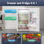 4.3 Cu.Ft Compact Refrigerator with Freezer – Energy Efficient Mini Fridge for Bedroom, Office, Dorm, RV-116476295