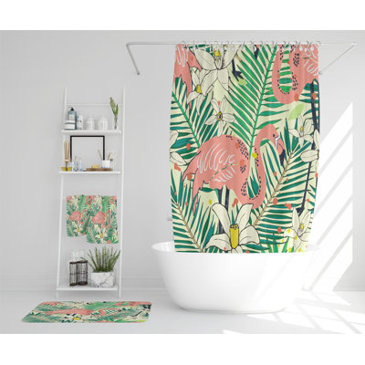 Natoyia Polyester Shower Curtain Set