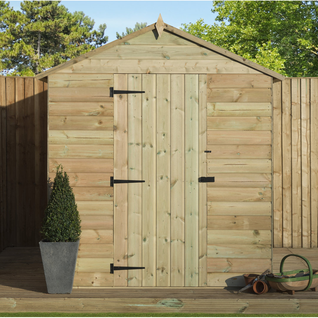 Premier Apex 6 Ft. W x 6 Ft. D Shiplap Wooden Shed