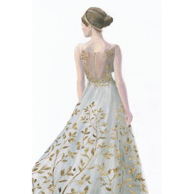 Beautiful Lady II Dress by James Wiens - Wrapped Canvas Painting
