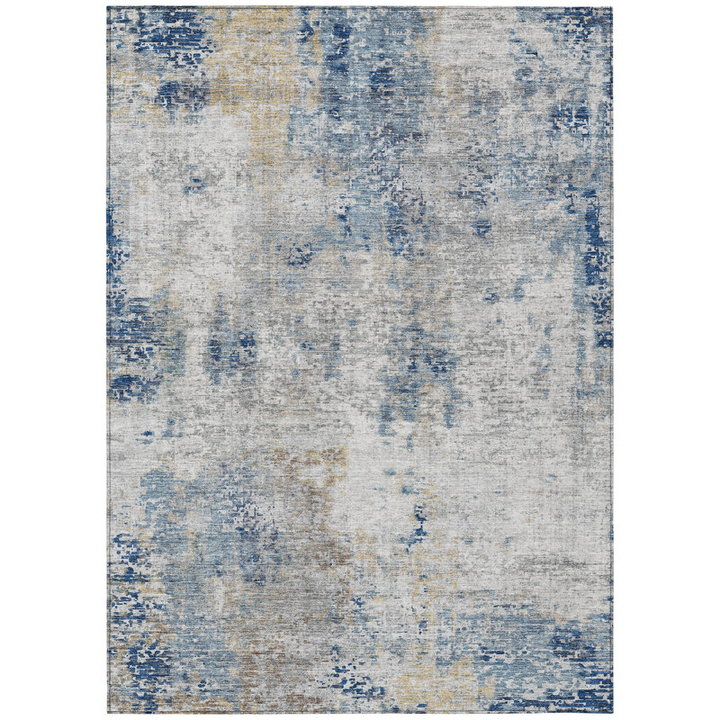 Chaquana Abstract Indoor / Outdoor Rug, Rectangle 8' x 10'