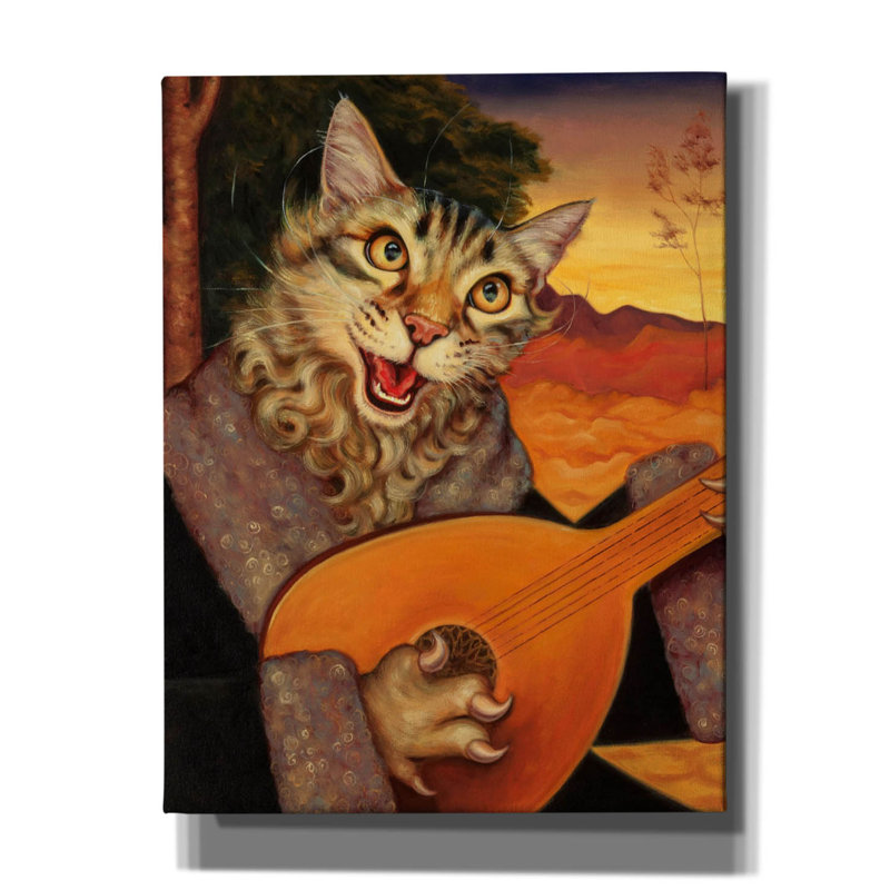  «Minnesinger» par Jane R. Talton, art mural sur toile, 26 po x 34 po