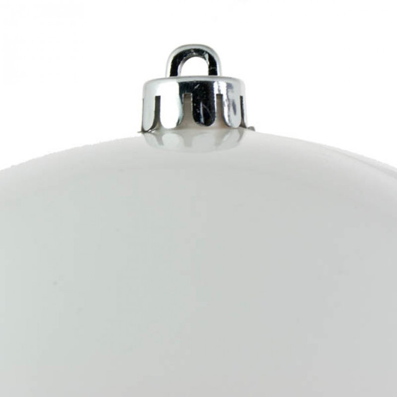 Bauble, White, 25cm Diameter