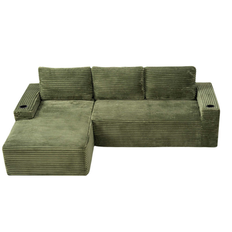 Canapé modulaire Boneless 104 po Cloud, Green