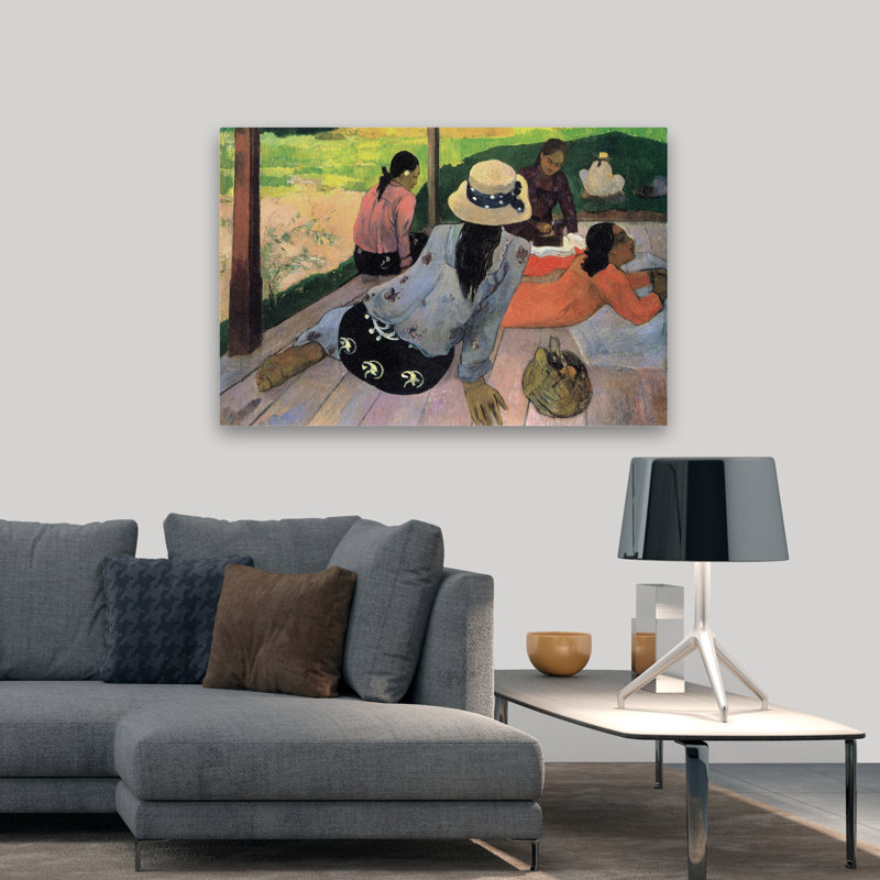 La Siesta - musée figuratif d'art post-impressionniste, H 32 po x l 48 po