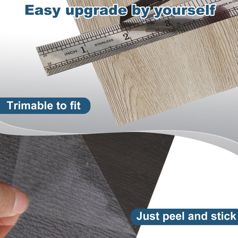 30.48 cm x 30.48 cm Vinyl Floor Tiles, 50 Per Pack, Desert Oak