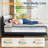 14" Queen Size Hybrid Mattress in a Box - Medium Plush Cooling Memory Foam CertiPUR-US Certified-510351534-535896270