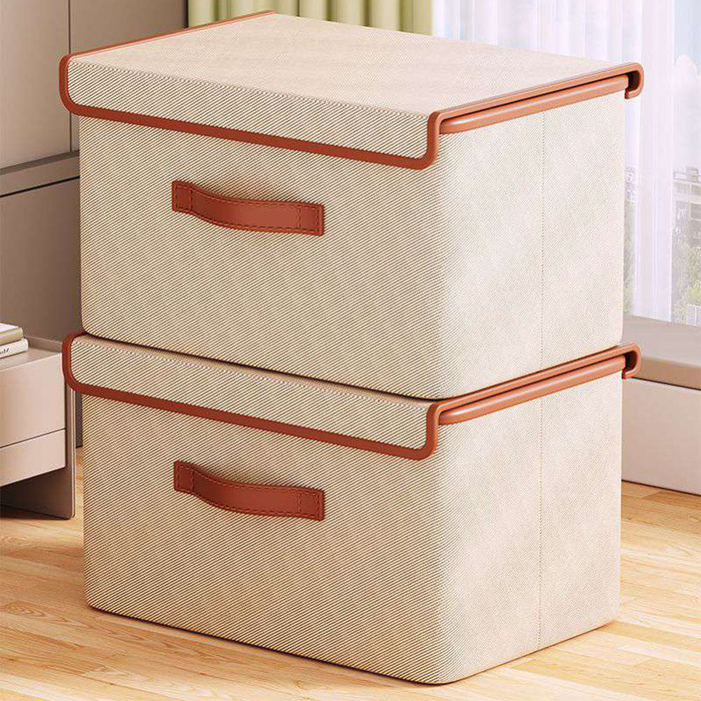 Kutsu Boîte De Rangement Pliable Avec Poignée - Motif Roses