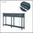 Rustic Console Table with 2 Drawers & Shelf – Solid Wood Frame, Distressed Finish, Easy Assembly-1414211218