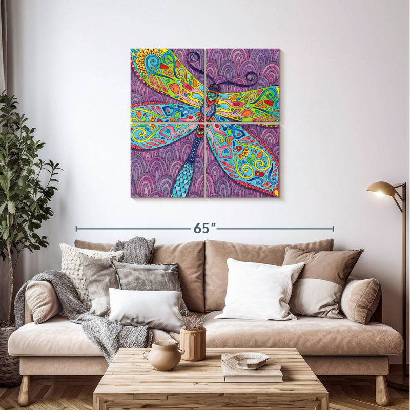 Brampt Winged Things, couleur I, H 38 po x l 38 po