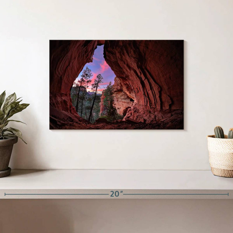 Grotte rouge Nicci, H 8 po x l 12 po
