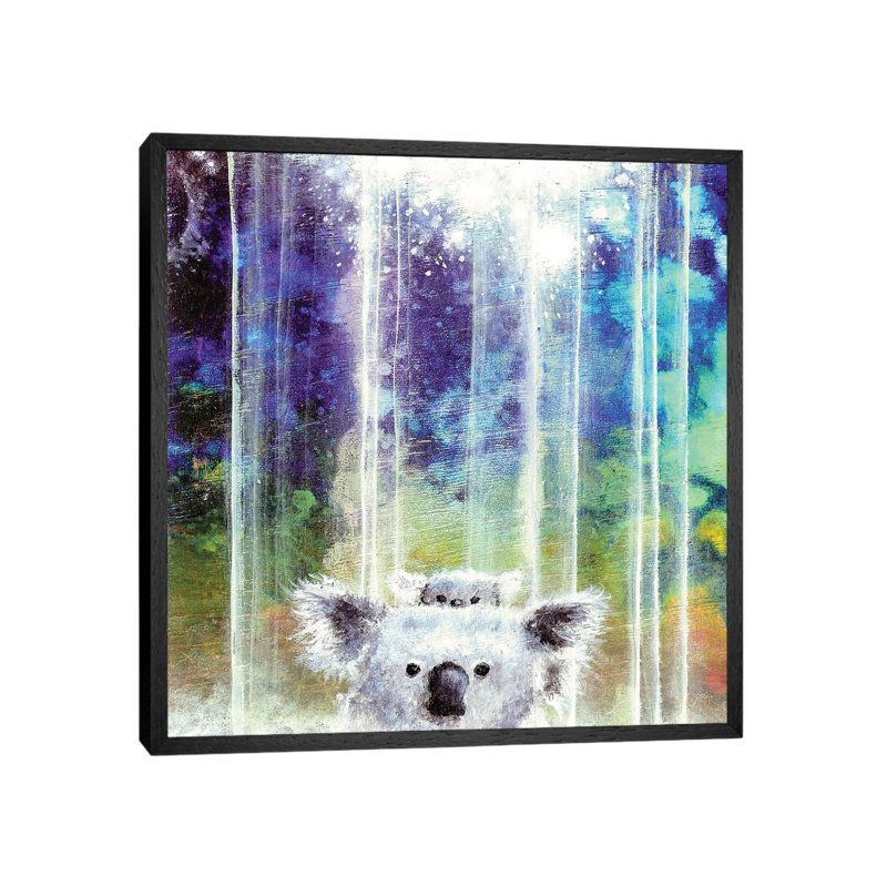 Light Cascade by Scott Mills - Gallery-Wrapped Canvas Giclée on Canvas, Black Floater Framed, 45.72 cm H x 45.72 cm W