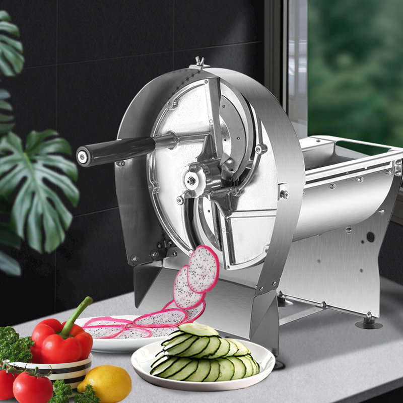 Trancheuse électrique pour légumes VEVOR, trancheuse à fruits manuelle de 10 po