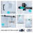 Single Sliding Shower Door, Frameless Sliding Door for Bathroom-118570947