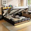 Upholstered Lift Up Storage Bed-870637021