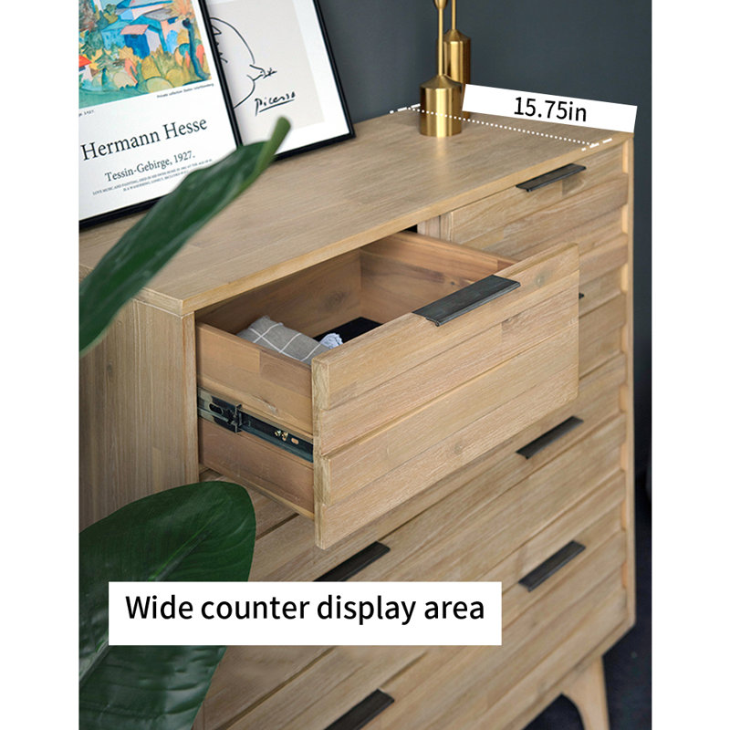Commode d'appoint de style japonais moderne et minimaliste