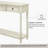 Console Table Sofa Table with Drawers for Entryway with Projecting Drawers-111695934