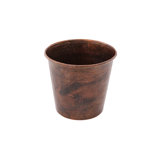 Hammered Copper Waste Bin / Trash Can