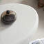 Table basse elliptique en fibre de verre