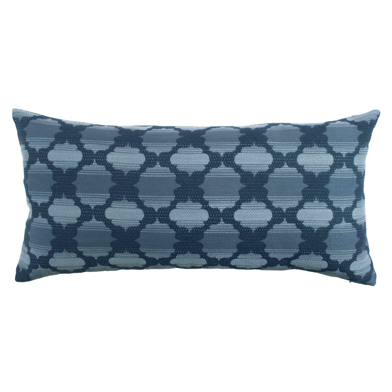 Alhambra Geometric Outdoor Reversible Throw Pillow