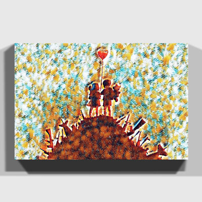 Banksy - Wrapped Canvas Print