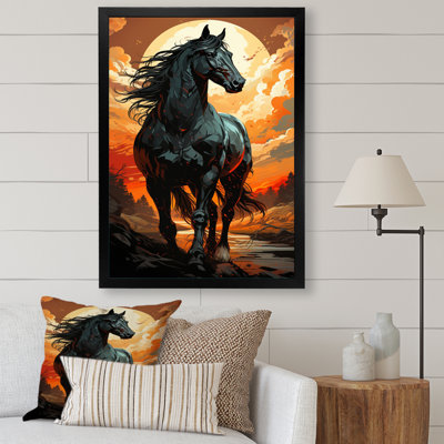 «Rossmanite a Black Horse in Nevada II», reproduction sur toile