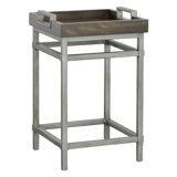 West Camden Solid Wood Tray Top End Table