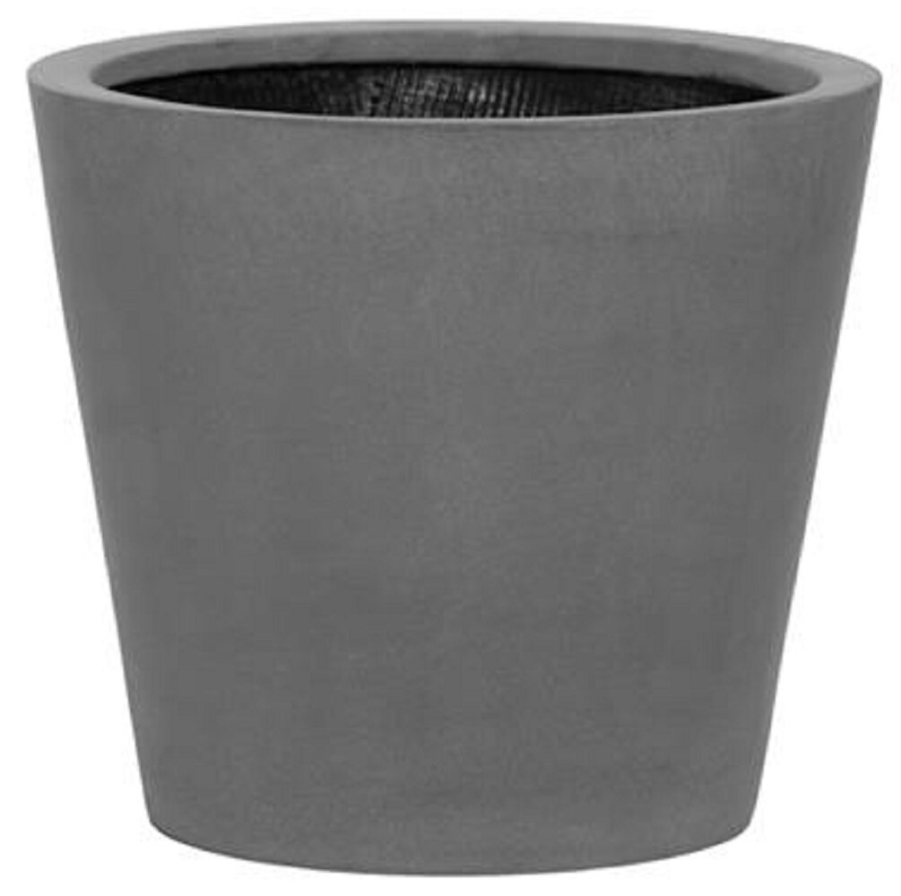 Root and Stock Sonoma Tall Cylinder Planter - Black