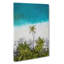 Palm Tree Beach In The Maldives - Wrapped Canvas-55366753
